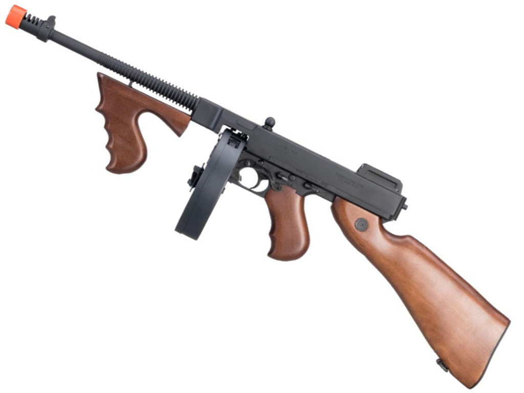 Cybergun Thompson Chicago Typewriter Electric Airsoft Rifle with Drum ...