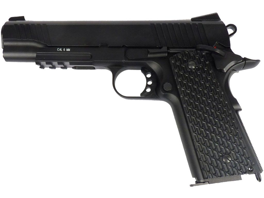 Kwc M1911 A1 Tac Co2 Blowback Steel Bb Pistol Replicaairgunsca 2070